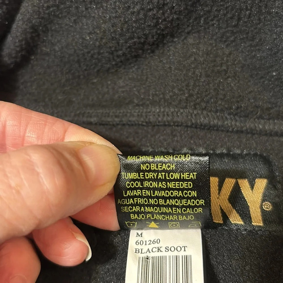 Rocky Men's Vest Black Heated Fleece Full Zip size M - Picture 7 of 9